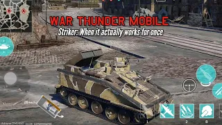 Striker: when it actually works for once - War Thunder Mobile