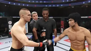 Rory MacDonald vs. Bruce Lee (EA Sports UFC 2) - CPU vs. CPU - Crazy UFC 👊🤪