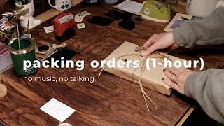 pack orders with me - one hour asmr, no mid-roll ads