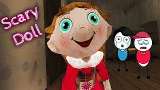 BHOOTIYA GURIYA 😲😲 Scary Doll Horror In The House Full Gameplay  | Khaleel and Motu Game