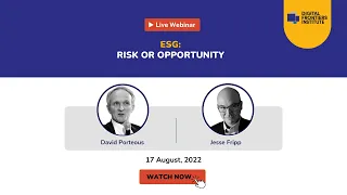 Webinar: ESG Risk or opportunity