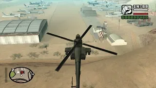 GTA San Andreas - How to get the Hunter from the air race Heli Hell