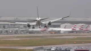 Heavy Jets Crosswind Landings London Heathrow Airport