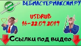 Прогноз стоимости доллара: 16,17,18,19,20,21,22 сентября 2019 года