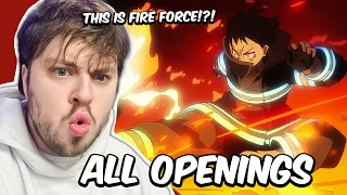 First Time Reaction To Fire Force Openings (1-4)