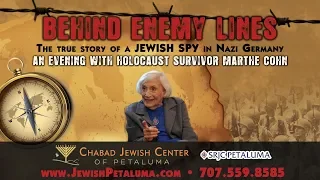 Behind Enemy Lines Holocaust Survivor Marthe Cohn