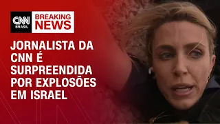 Jornalista da CNN é surpreendida por explosões em Israel; veja | CNN 360º