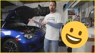 BRZ and FRS front sway bar installation