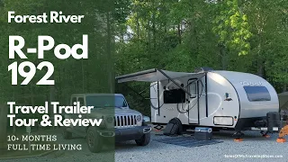 R-pod 192 Travel Trailer Tour After 10 Months of Full-time RVing