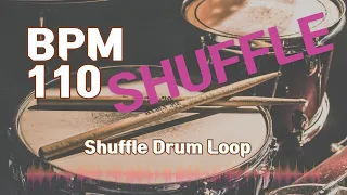 Shuffle Drum Loop Practice Tool 110bpm