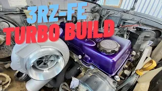 Turbo 3RZ | Stripping the motor and installing new fuel injectors | Turbo 3rz build part 1