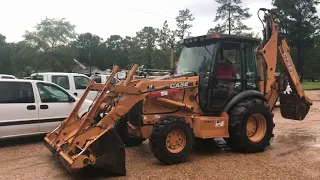 2005 Case 590 Super M Series 2 4x4 Loader Backhoe SN349 Lot#350