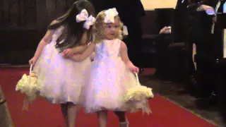 Melissa Wedding- Flower Girls/Ring Bearer Walking Down Aisle