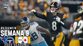 Tennessee Titans vs. Pittsburgh Steelers | Semana 9 NFL 2023 | NFL Highlights Resumen en español