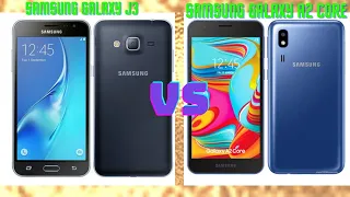 🔥Samsung galaxy j3 Vs⚡ Samsung galaxy A2 core starting speed test ⚡