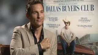 Matthew McConaughey on his chest beating in The Wolf of Wall Street