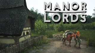 Manor Lords  #009 ⚔️ Das liebe Vieh. Packstationen verbinden Regionen