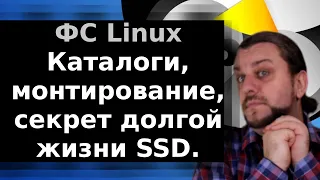 Структура каталогов Linux и монтирование дисков. Как продлить жизнь SSD.