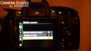 How to set Multiple Exposure on a Nikon D5100 , D5200, D5300