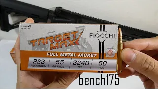 Fiocchi Target Max 223 55gr from Scheels Unboxing and First Impressions