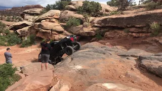 Waterfall on trifecta Moab