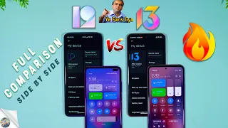 ⚡⚡ MIUI 13 VS MIUI 12.5 FULL COMPARISON SIDE BY SIDE | BEST FEATURES  OF MIUI 13 🔥🔥