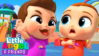 [ 15 MIN LOOP ] Play Nice at the Playground with Baby John | Little Angel & Friends Kid Songs