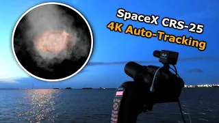 Amazing 4K Tracking - SpaceX Falcon 9 w/ CRS-25