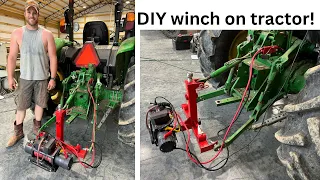 DIY Tractor Forestry Winch | Easy & Works | 10,000lbs!