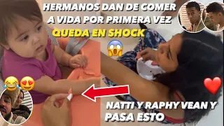 Hermanos Dan De Comer A Vida Isabelle Por Primera Vez Reacciona Así Hija De Natti Natasha Raphy Pina