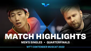 Liang Yanning vs Jon Persson | MS | WTT Contender Muscat 2022 (QF)