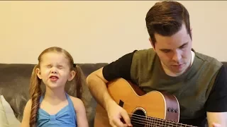 I'M A BELIEVER - SHREK SOUNDTRACK (COVER BY 5-YEAR OLD CLAIRE AND DAD)