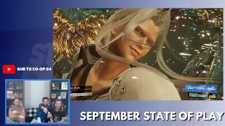 FINAL FANTASY 7 REBIRTH RELEASE DATE TRAILER REACTION - SEPTEMBER STATE OF PLAY