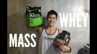 WHEY PROTEIN or MASS GAINER? (Tips for Beginner)