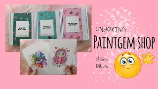 Paintgem unboxing 💎 - kleine Diamond Painting Bilder