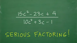 ONLY those Math students STRONG in factoring can do this easily.