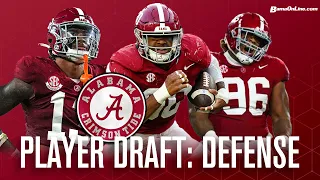 Day 1 of Alabama spring drills in DeBooks | Defensive player draft | CFB, SEC