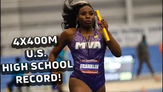 New High School Girls 4x400m National Record! Montverde Academy Bests Record That Stood For 20 YEARS