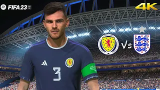 FIFA 23 | SCOTLAND VS ENGLAND | INTERNATIONAL FRIENDLY MATCH 2023 [ 4K HDR ]