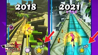 Sonic Forces Mobile | Old vs New Part 3: The Recent Patches 2021