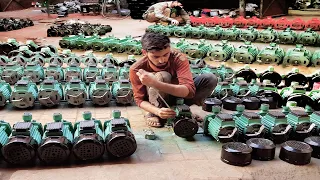 Manufacturing Process:  Mass Production Electric Water Pump Full Process in Local Factory