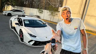 LE ENSEÑO A MANEJAR A YOSOYPLEX EN MI LAMBORGHINI *su primera vez* || ALFREDO VALENZUELA