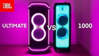 JBL Partybox Ultimate VS 1000 Sound and lights comparison 50% Volume!! 🔊🔥