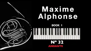 Maxime-Alphonse I nº 32 Andante. Horn & Piano