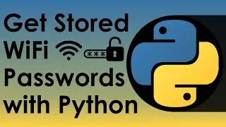 Get Stored WIFI Passwords With Python