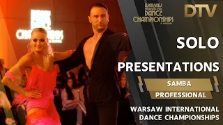 # Solo Presentations | Samba |  Professional Latin | Warsaw International Dance Championships 2023