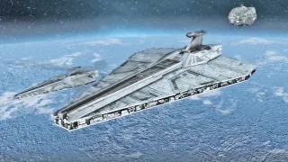 Massive AI Space Battle - Star Wars: Empire At War Remake #npcwars
