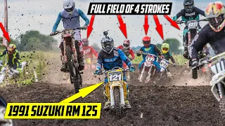 Racing a 31-Year-Old Suzuki RM125 vs Modern 4 Strokes!