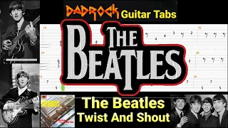 Twist And Shout - The Beatles - Guitar + Bass TABS Lesson