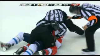 Evander Kane/Erik Karlsson full incident + Neil fights Kane